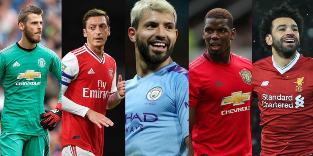 Los 10 jugadores que m&aacute;s dinero cobraron la &uacute;ltima temporada de la Premier League