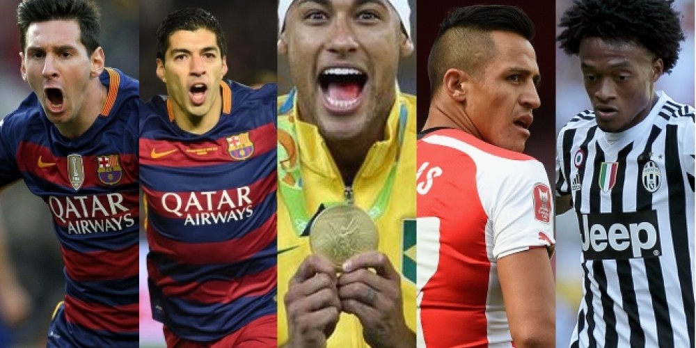 Anuario Marketing Registrado: Los mejores jugadores sudamericanos fuera del continente 