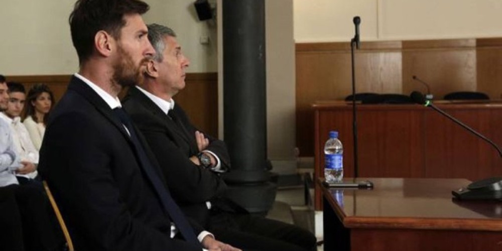 Messi y su padre fueron sentenciados a 21 meses de prisi&oacute;n