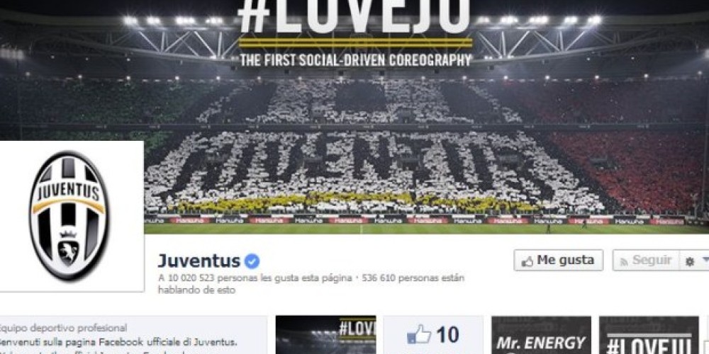 La Juventus festeja los 10 millones de fans en Facebook con T&eacute;vez como protagonista