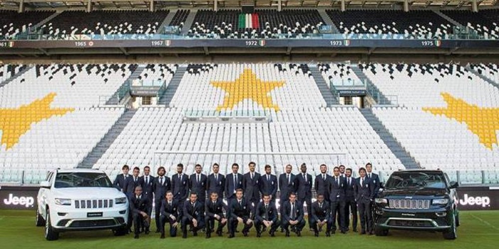 Jeep le entreg&oacute; sus Grand Cherokee a los jugadores de la Juventus 