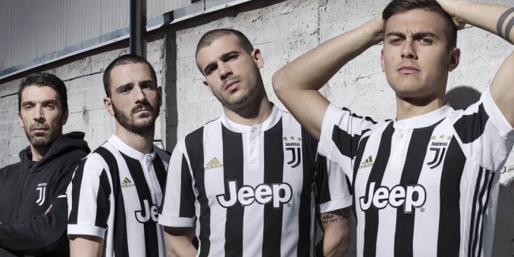 adidas presentó la nueva camiseta de la Juventus con su nuevo logo