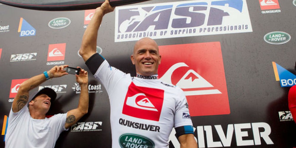 Kelly Slater y Quicksilver finalizan una relaci&oacute;n de 23 a&ntilde;os