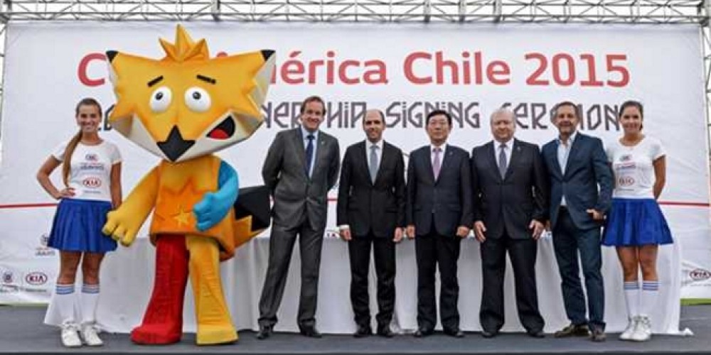 Kia será “patrocinador platino” de la Copa América 2015