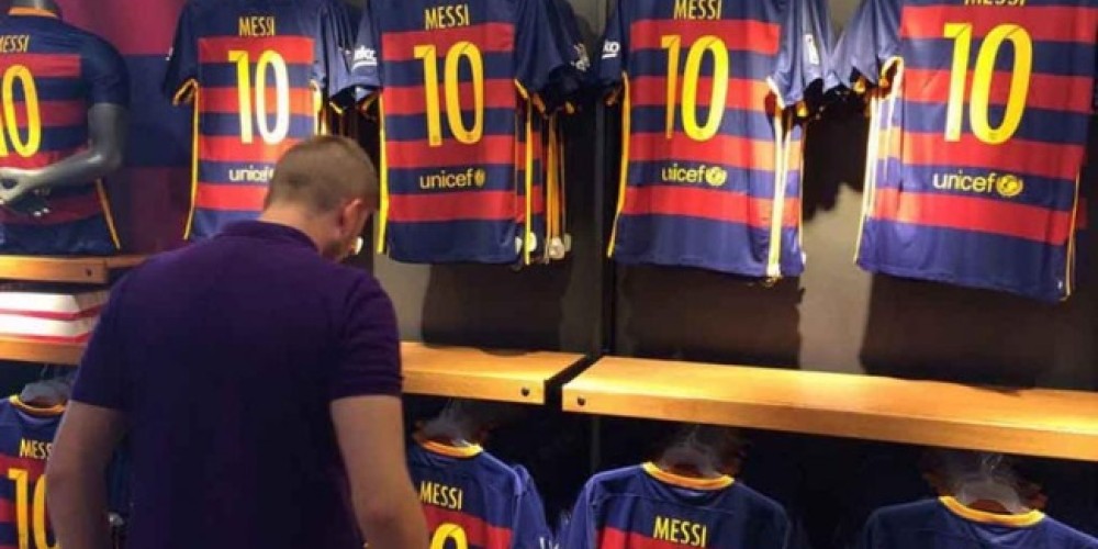 Por segundo a&ntilde;o, Messi es el jugador que m&aacute;s camisetas vende