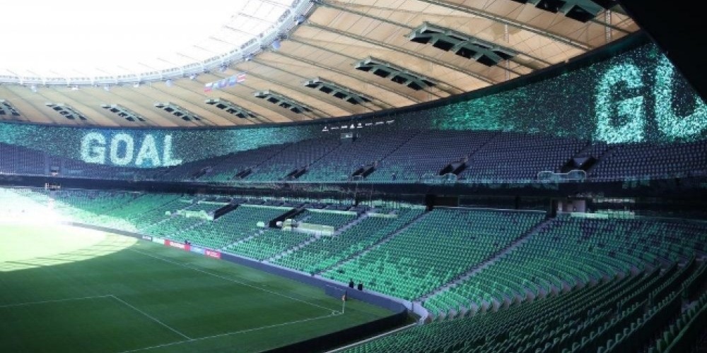 Arena del FC Krasnodar, el estadio con la pantalla LED más grande del mundo y sede del amistoso de Argentina que no albergará el Mundial