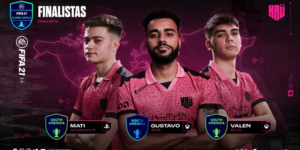 El equipo de FIFA de KRÜ Esports se adentra en la fase Final de la FIFA Global Series