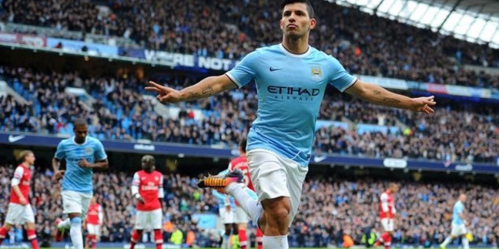 El Manchester City eligi&oacute; los 10 mejores goles del Kun Ag&uuml;ero