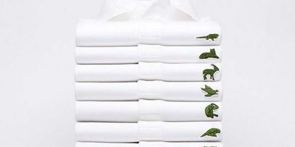 Lacoste modifica el cocodrilo de su logo por el de diez animales en peligro de extinci&oacute;n 