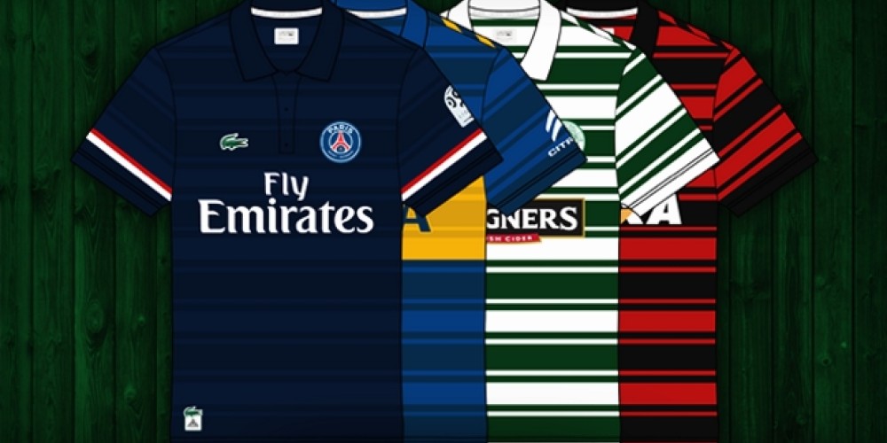 20 camisetas de grandes equipos inspiradas en los diseños de Lacoste