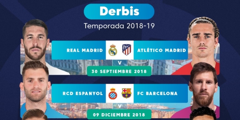 LaLiga revel&oacute; su calendario &iquest;cu&aacute;ndo se juegan los derbis?