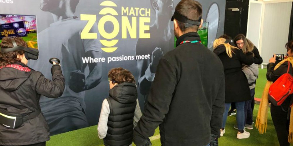 LaLiga unificó al fútbol y al tenis a través de la realidad virtual