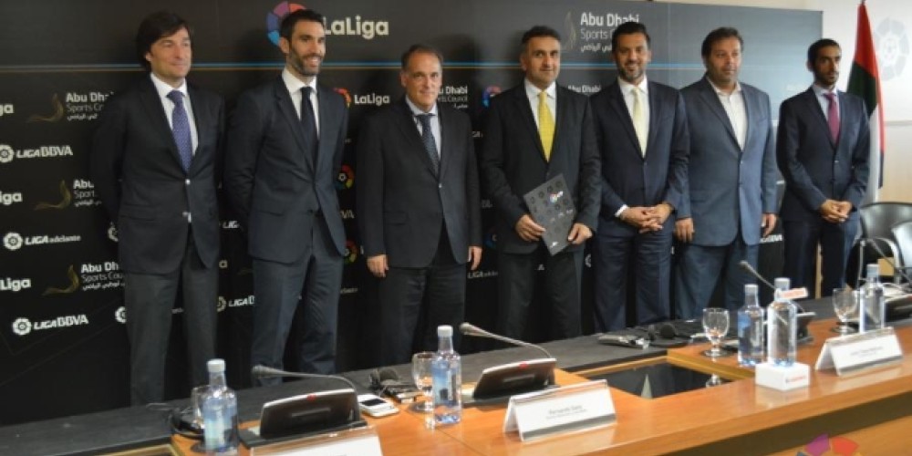La Liga espa&ntilde;ola firm&oacute; un acuerdo de promoci&oacute;n en Abu Dhabi