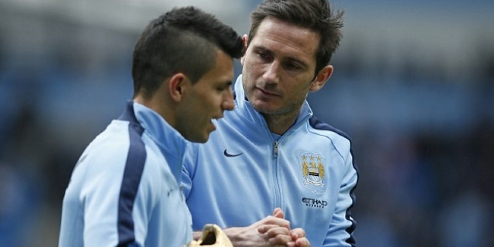 Lampard devel&oacute; la an&eacute;cdota de cuando Ag&uuml;ero llegaba tarde a entrenar