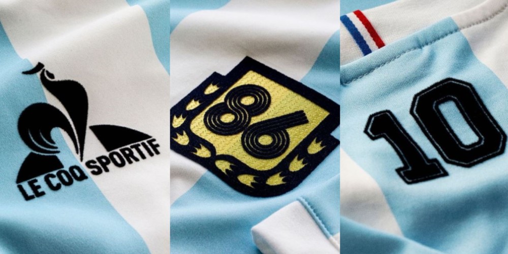 Le Coq Sportif lanz&oacute; una colecci&oacute;n en homenaje a Maradona y el Mundial de Argentina en M&eacute;xico 1986