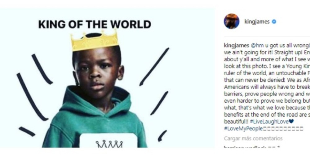 La pol&eacute;mica campa&ntilde;a de HM que desat&oacute; cr&iacute;ticas de LeBron, Lukaku y otros deportistas