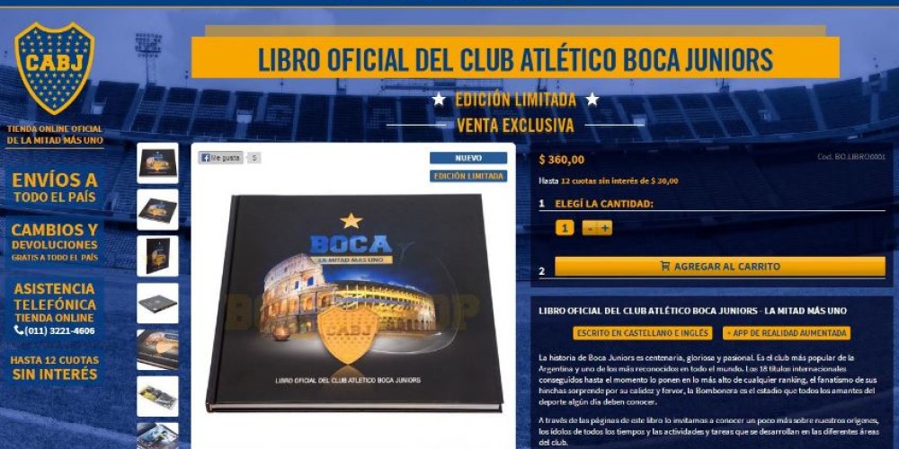 Boca ser&aacute; el primer club del mundo con libro digital