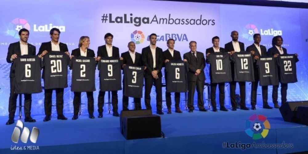 Diez glorias de La Liga espa&ntilde;ola fueron elegidas como Embajadores Mundiales