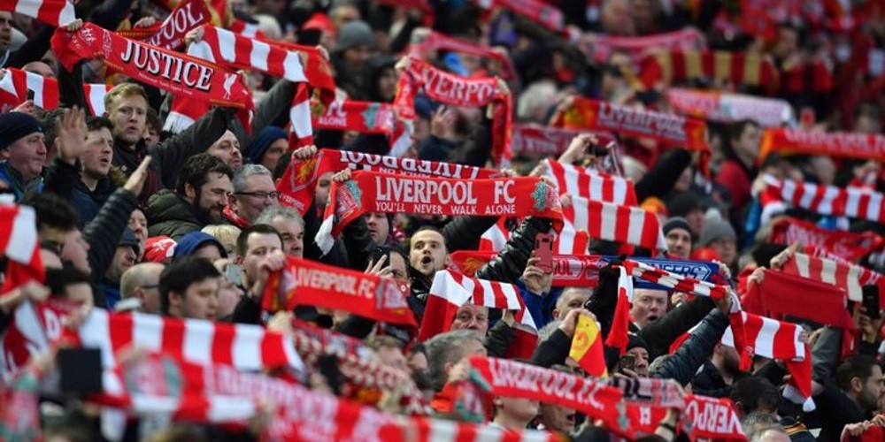 Hinchas del Liverpool inventaron su propia versión del “Dale alegría a mi corazón”