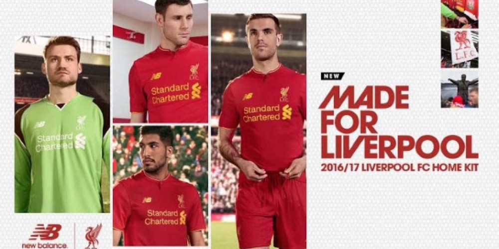 Por error, New Balance presentó la nueva camiseta del Liverpool