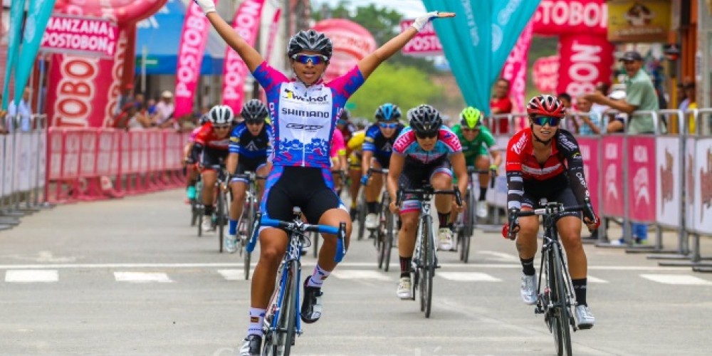 Marl&iacute;es Mej&iacute;as festej&oacute; en la 2&ordf; etapa de la Vuelta a Colombia