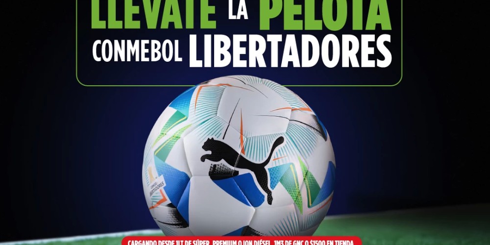 Llevate la pelota oficial de la CONMEBOL Libertadores con Puma Pris