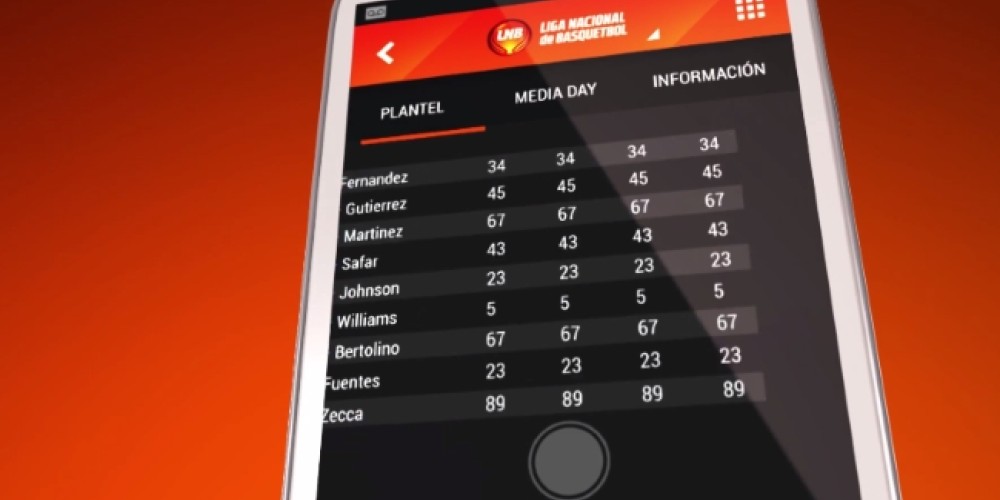 La Liga Nacional de B&aacute;squet present&oacute; su nueva aplicaci&oacute;n m&oacute;vil