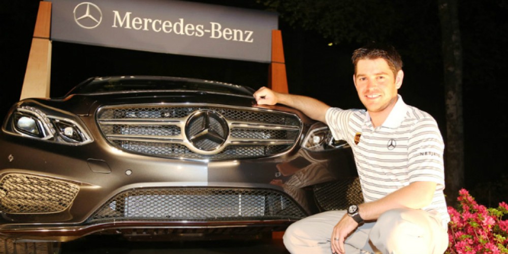 Louis Oosthuizen se convirtió en embajador de Mercedes Benz