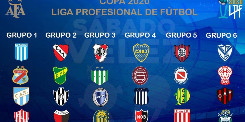 Los valores de los equipos de la Liga Profesional de F&uacute;tbol en Argentina