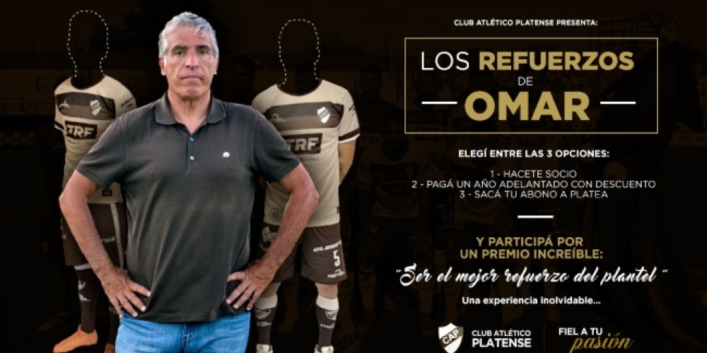 "Los Refuerzos de Omar", la nueva campaña viral de Platense
