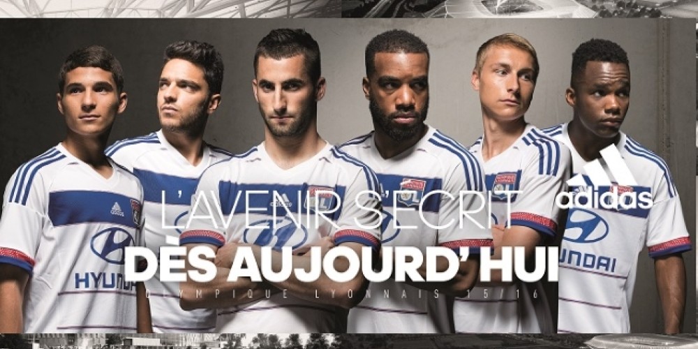 El Olympique de Lyon tiene sus nuevas camisetas adidas
