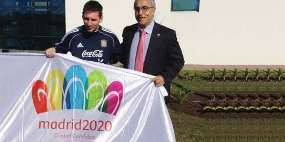 Ahora, Messi le hace un gui&ntilde;o y apoya a Madrid 2020