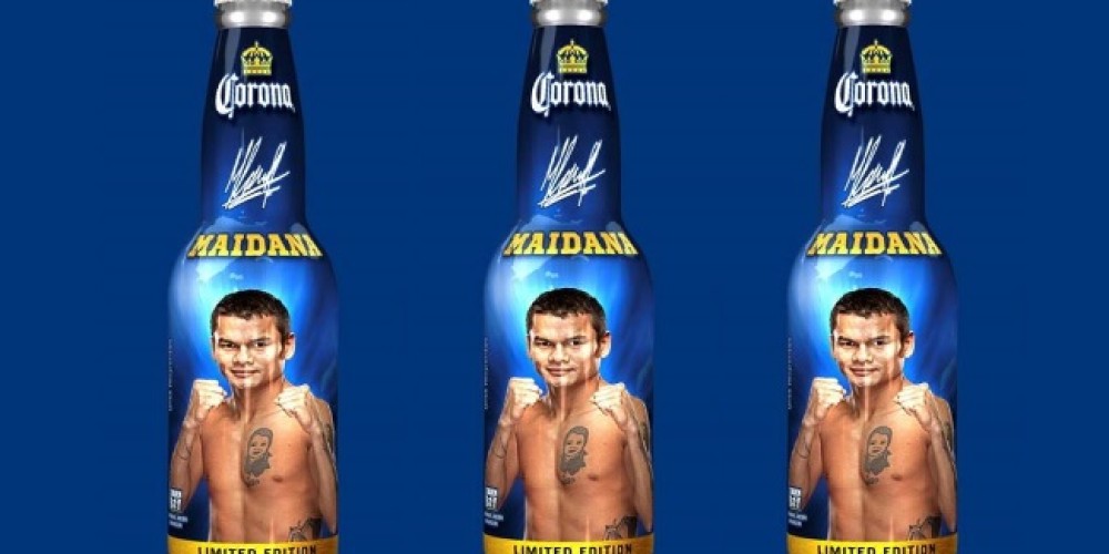 Cerveza Corona lanzó una edición especial del Chino Maidana