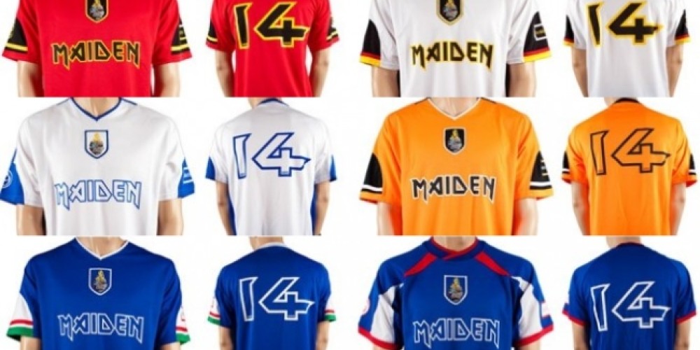Iron Maiden lanzó una colección de pelotas y camisetas del Mundial