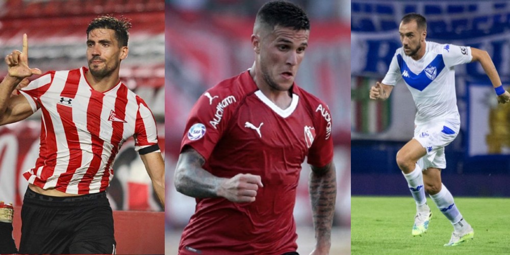 Independiente, Estudiantes de La Plata y Vélez; los equipos de Primera sin main sponsor