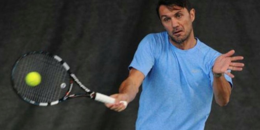 Paolo Maldini y su debut en el tenis profesional a los 48 años