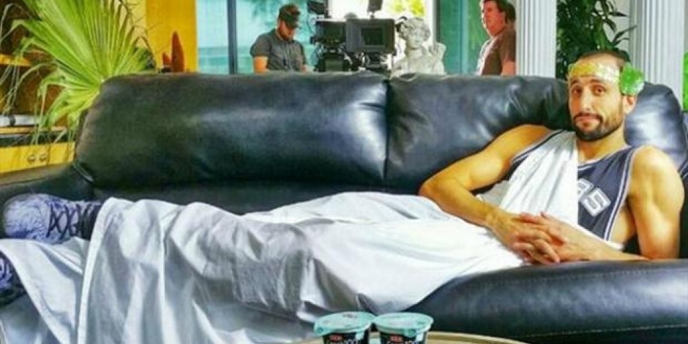 Manu Gin&oacute;bili y los Spurs protagonizan una publicidad de HEB