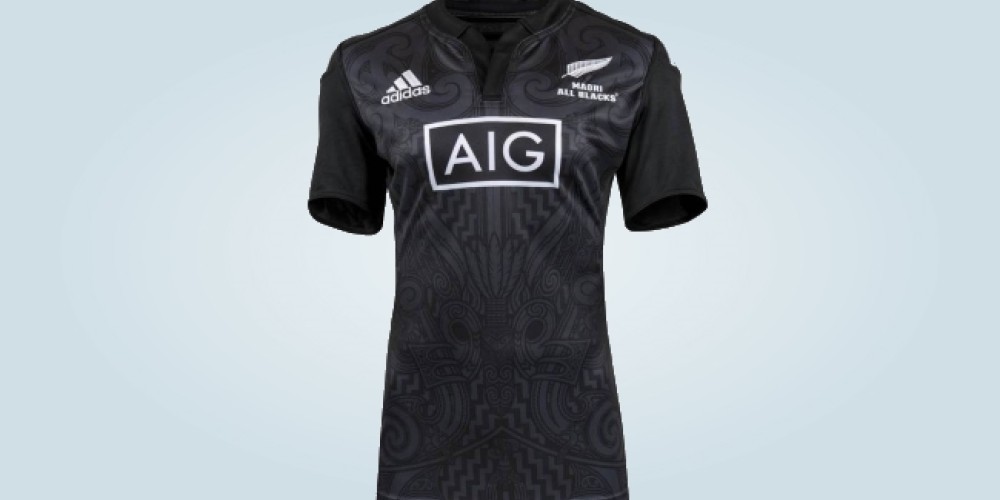 adidas presentó la nueva camiseta maorí de los All Blacks
