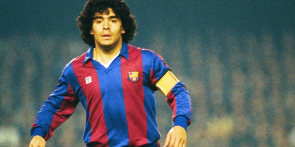 El d&iacute;a que Maradona se autoproclam&oacute; capit&aacute;n del Barcelona