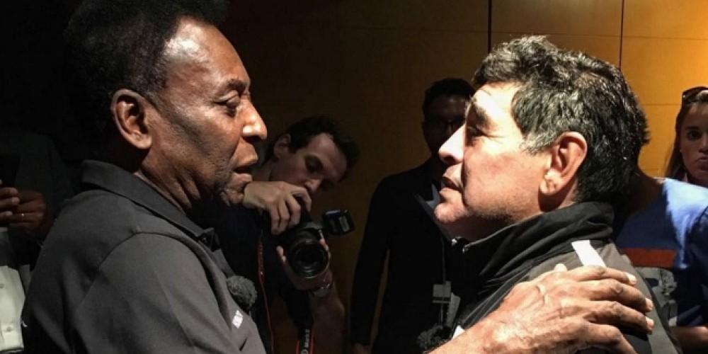 Maradona y la oferta que rechazó para comentar Argentina - Brasil junto a Pelé