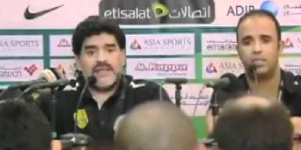 La imperdible an&eacute;cdota del traductor de Maradona en Emiratos &Aacute;rabes Unidos