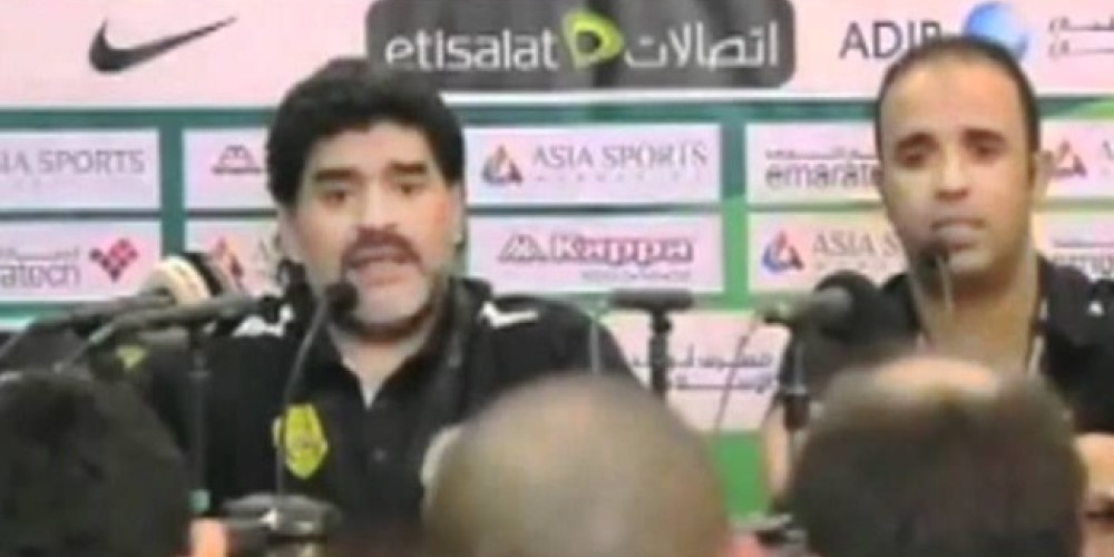 La imperdible anécdota del traductor de Maradona en Emiratos Árabes Unidos