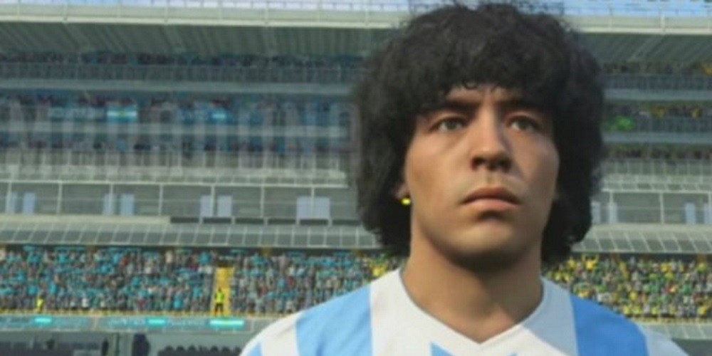 Maradona y los videojuegos; el primero en el que apareci&oacute;, su pelea con Konami y su presencia en el FIFA