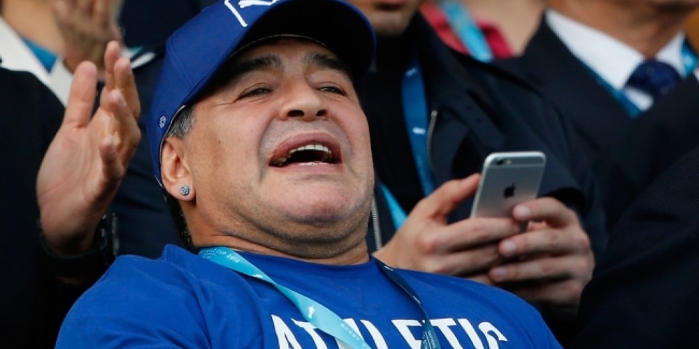 Maradona quiere crear una Comisi&oacute;n de Futbolistas en la FIFA