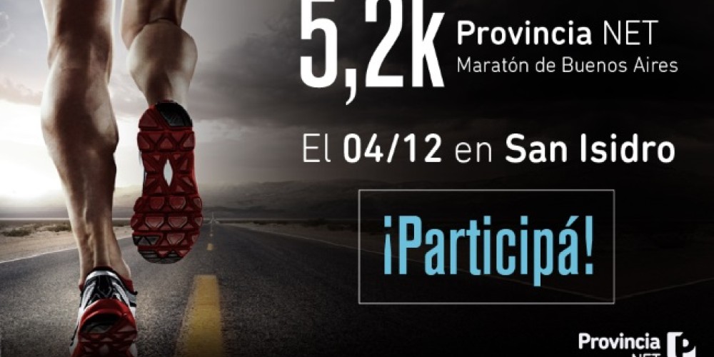 Se viene la Maratón "Provincia NET" en Buenos Aires