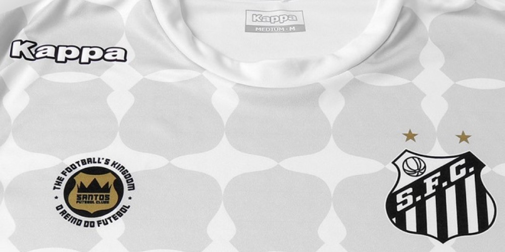 Kappa presentó el nuevo modelo de la camiseta del Santos FC