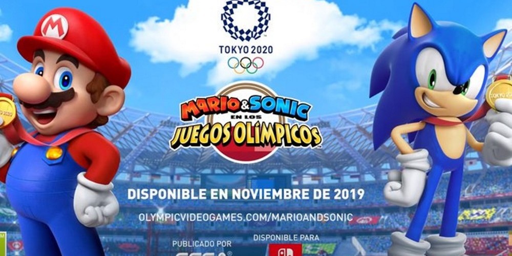 Nintendo anuncia el lanzamiento de S&uacute;per Mario y Sonic de la mano de Tokio 2020