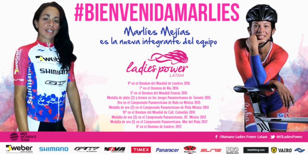 Marlíes Mejías: "Estoy muy contenta de estar en el Weber Shimano Ladies Power"