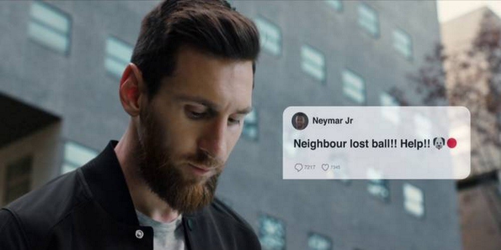 Messi, Neymar, Ivanovic y Dan Carter juntos en el &uacute;ltimo comercial de la Champions