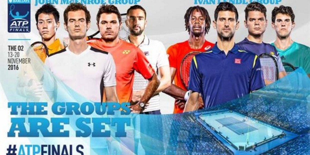 As&iacute; se jugar&aacute; el Masters de Londres, con Murray y Djokovic por el n&uacute;mero 1